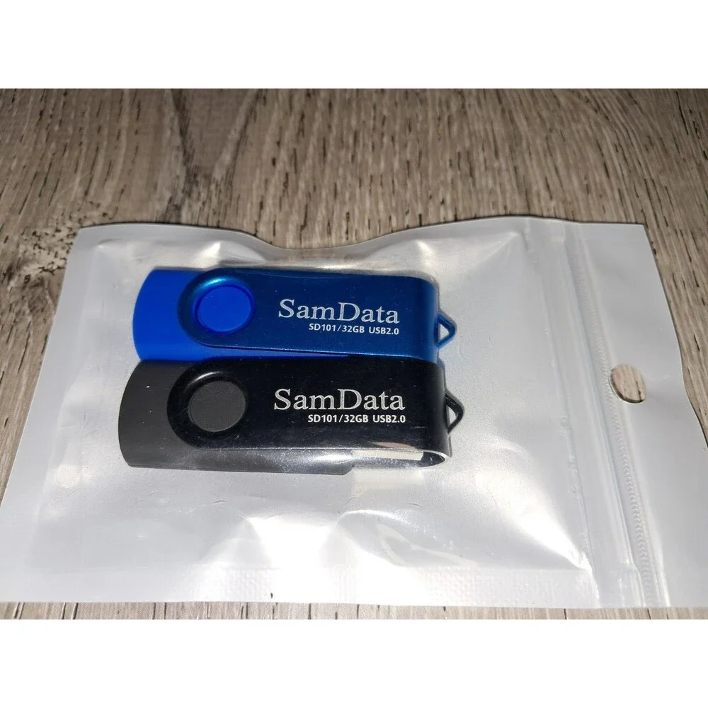 SamData 32GB USB Flash Drives 2 Pack 32GB Thumb Drives Memory Stick Jump Drive